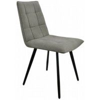 Стул  Гальваник Рица лофт Catania Smoke / черный