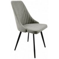 Стул Гальваник Верона лофт Catania Smoke / черный