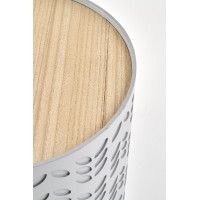 Комплект HALMAR ALBA (2 стола журнальных) белый матовый и серый матовый купить в Минске Комплект HALMAR ALBA (2 стола журнальных) белый матовый и серый матовый купить в Минске