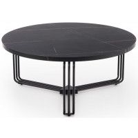 Стол журнальный HALMAR ANTICA черный мрамор/черный купить в Минске Стол журнальный HALMAR ANTICA черный мрамор/черный купить в Минске