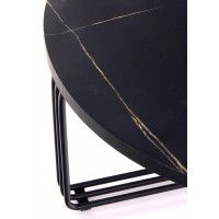 Стол журнальный HALMAR ANTICA черный мрамор/черный купить в Минске Стол журнальный HALMAR ANTICA черный мрамор/черный купить в Минске