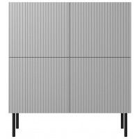 Комод Halmar Asensio KM-2 светло-серый/черный купить в Минске