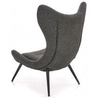 Кресло Halmar Atlantis (Атлантис) ткань антрацит/черный купить в Минске