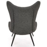 Кресло Halmar Atlantis (Атлантис) ткань антрацит/черный купить в Минске
