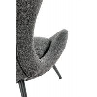 Кресло Halmar Atlantis (Атлантис) ткань антрацит/черный купить в Минске