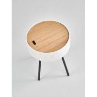 Стол журнальный HALMAR AURA белый матовый купить в Минске