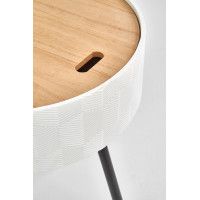 Стол журнальный HALMAR AURA белый матовый купить в Минске