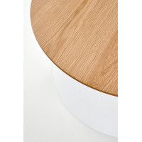 Стол журнальный HALMAR AZZURA-S натуральный/белый купить в Минске Стол журнальный HALMAR AZZURA-S натуральный/белый купить в Минске