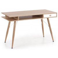 Стол письменный HALMAR B34 дуб сонома/белый