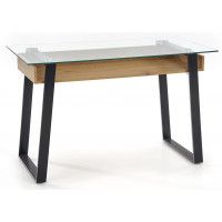 Стол письменный HALMAR B36 дуб золотой/черный