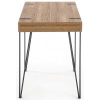 Стол письменный HALMAR B39 орех медовый/черный купить в Минске Стол письменный HALMAR B39 орех медовый/черный купить в Минске