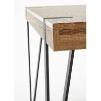 Стол письменный HALMAR B39 орех медовый/черный купить в Минске Стол письменный HALMAR B39 орех медовый/черный купить в Минске