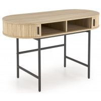 Стол письменный HALMAR B51 натуральный/черный