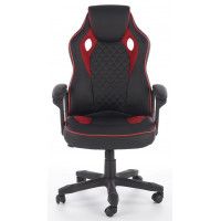 Кресло HALMAR BAFFIN (Баффин) черный/красный купить в Минске Кресло HALMAR BAFFIN (Баффин) черный/красный купить в Минске