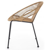 Стул садовый HALMAR BARI ротанг/черный купить в Минске Стул садовый HALMAR BARI ротанг/черный купить в Минске
