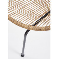 Стул садовый HALMAR BARI ротанг/черный купить в Минске Стул садовый HALMAR BARI ротанг/черный купить в Минске