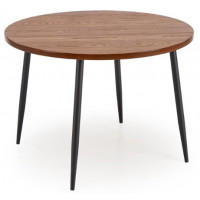 Стол обеденный Halmar Barry (Барри) 105*105 орех/черный