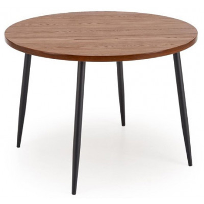 Стол обеденный Halmar Barry (Барри) 105*105 орех/черный купить в Минске