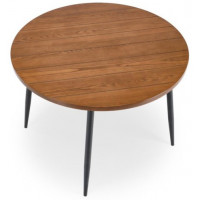 Стол обеденный Halmar Barry (Барри) 105*105 орех/черный купить в Минске