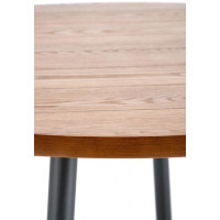 Стол обеденный Halmar Barry (Барри) 105*105 орех/черный купить в Минске