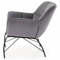 Кресло Halmar BELTON (Белтон) ткань серый/черный купить в Минске Кресло Halmar BELTON (Белтон) ткань серый/черный купить в Минске