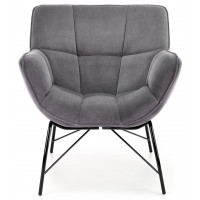 Кресло Halmar BELTON (Белтон) ткань серый/черный купить в Минске Кресло Halmar BELTON (Белтон) ткань серый/черный купить в Минске