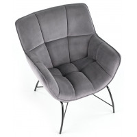 Кресло Halmar BELTON (Белтон) ткань серый/черный купить в Минске Кресло Halmar BELTON (Белтон) ткань серый/черный купить в Минске