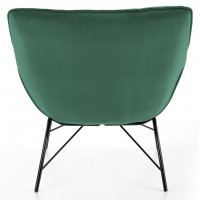 Кресло Halmar BELTON (Белтон) ткань темно-зеленый/черный купить в Минске