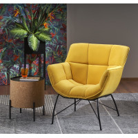 Кресло Halmar BELTON (Белтон) ткань темно-зеленый/черный купить в Минске