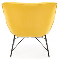 Кресло Halmar BELTON (Белтон) ткань желтый/черный купить в Минске