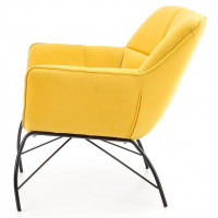 Кресло Halmar BELTON (Белтон) ткань желтый/черный купить в Минске