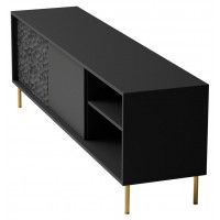 Тумба под телевизор Halmar Bullet черный/золотой купить в Минске Тумба под телевизор Halmar Bullet черный/золотой купить в Минске