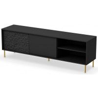 Тумба под телевизор Halmar Bullet черный/золотой купить в Минске Тумба под телевизор Halmar Bullet черный/золотой купить в Минске