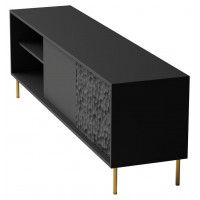 Тумба под телевизор Halmar Bullet черный/золотой купить в Минске Тумба под телевизор Halmar Bullet черный/золотой купить в Минске