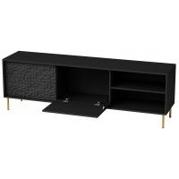 Тумба под телевизор Halmar Bullet черный/золотой купить в Минске Тумба под телевизор Halmar Bullet черный/золотой купить в Минске