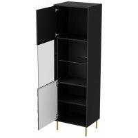 Шкаф-витрина Halmar Bullet черный/золотой купить в Минске Шкаф-витрина Halmar Bullet черный/золотой купить в Минске