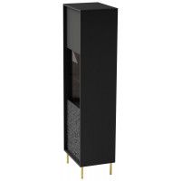 Шкаф-витрина Halmar Bullet черный/золотой купить в Минске Шкаф-витрина Halmar Bullet черный/золотой купить в Минске