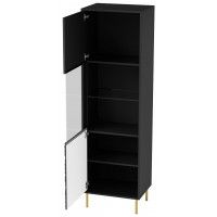 Шкаф-витрина Halmar Bullet черный/золотой купить в Минске Шкаф-витрина Halmar Bullet черный/золотой купить в Минске