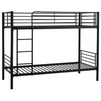 Кровать HALMAR BUNKY 90*200 двухъярусная черный