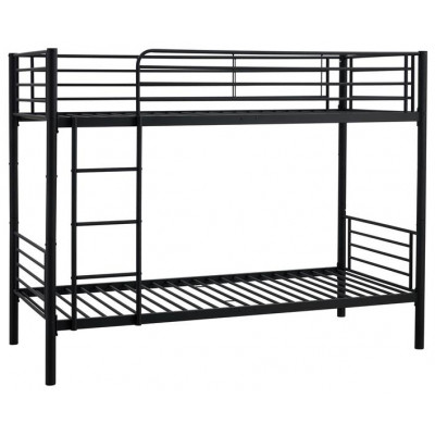Кровать HALMAR BUNKY 90*200 двухъярусная черный купить в Минске