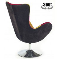 Кресло Halmar BUTTERFLY (Баттерфляй) PATCHWORK разноцветный/хром купить в Минске Кресло Halmar BUTTERFLY (Баттерфляй) PATCHWORK разноцветный/хром купить в Минске