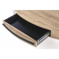 Стол журнальный HALMAR CAROLINA дуб золотой/черный купить в Минске