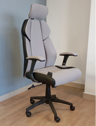 Кресло Halmar Chrono (Хроно) серый (распродажа 1 шт.) купить в Минске