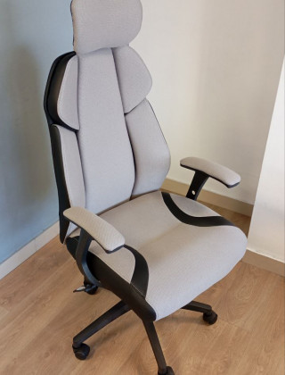 Кресло Halmar Chrono (Хроно) серый (распродажа 1 шт.) купить в Минске