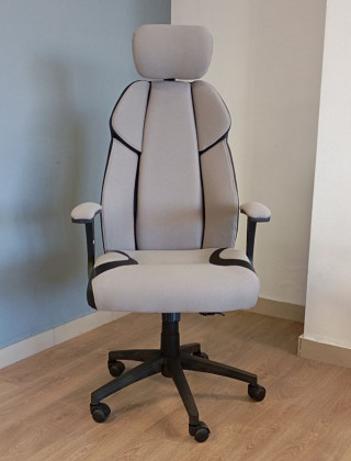 Кресло Halmar Chrono (Хроно) серый (распродажа 1 шт.) купить в Минске