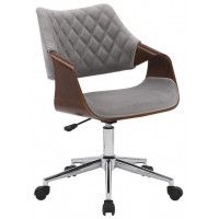 Кресло Halmar COLT (Кольт) ореховый/серый Кресло Halmar COLT (Кольт) ореховый/серый