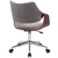 Кресло Halmar COLT (Кольт) ореховый/серый купить в Минске