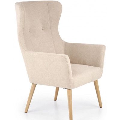 Кресло Halmar COTTO (Котто) бежевый/натуральный купить в Минске