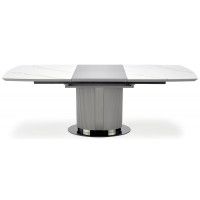 Стол обеденный Halmar Dancan (Данкан) (160-220)*90 белый мрамор/серый/черный купить в Минске Стол обеденный Halmar Dancan (Данкан) (160-220)*90 белый мрамор/серый/черный купить в Минске