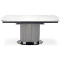 Стол обеденный Halmar Dancan (Данкан) (160-220)*90 белый мрамор/серый/черный купить в Минске Стол обеденный Halmar Dancan (Данкан) (160-220)*90 белый мрамор/серый/черный купить в Минске